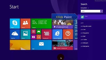 Windows 8.1 - Two ways to open Microsoft Paint