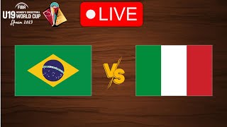 🔴 Live: Brazil vs Italy | FIBA U19 Women's Basketball World Cup 2023 | Live Play By Play Scoreboard
