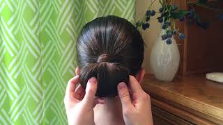 Basic Ballroom Bun