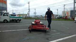 乗用草刈機　WADO BM13H Yahoo!オークション - 飯田市発 ワドー乗用草刈機 4WD WADO BM13H ロー