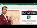 How to create tax invoice in Microsoft excel Fully Automatically