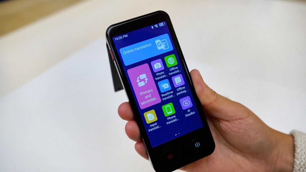 iTour D-Lite Dual Screen Language Translator Device