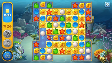 Fishdom level 5 Gameplay (iOS Android)