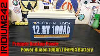 Prepper Backup Power - Power Queen 100Ah LiFePO4 Battery