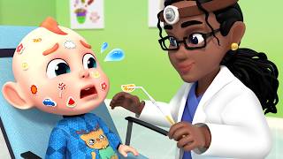 ouchie baby has sticker pox doctor song kids rosoo nursery