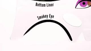 Nawshin shop - Eyeliner/eyeshadow stencils