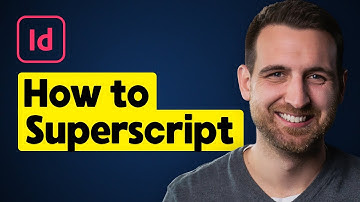 How to Superscript in InDesign