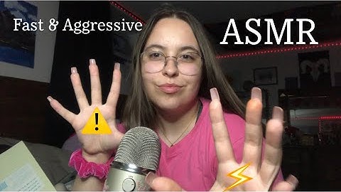 Fast & Aggressive Tapping, Scratching, Gripping, Mouth Sounds & Trigger Words ASMR // Custom Video