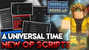 [NEW BEST!] A Universal Time Script GUI PASTEBIN Stands Farm, Auto Farm, GODMODE PASTEBIN 2022