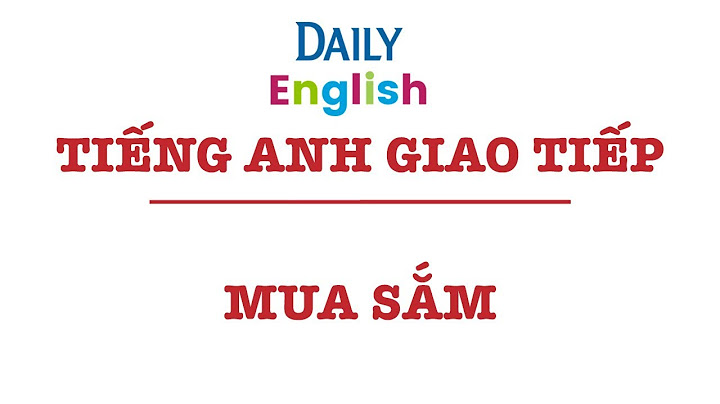 Mua sắm trong tiếng anh là gì