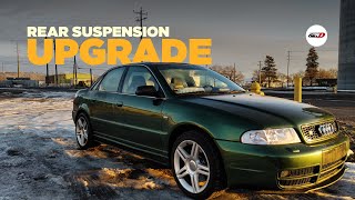 Installing Coilovers On The B5 S4 | Rear Suspension Upgrade!