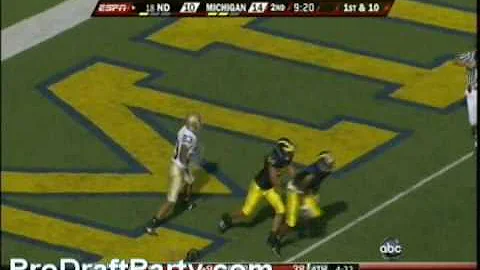 CB Donovan Warren Highlights/Lowli...  2009 Michigan
