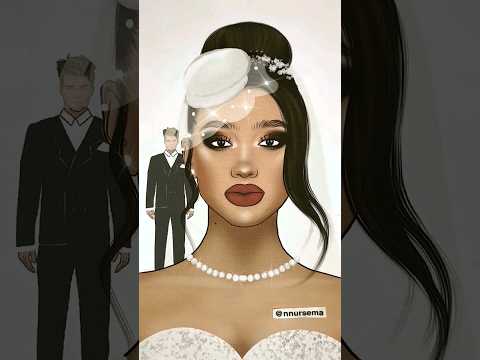 #makeuptutorial #makeup #drawing #satisfying #beauty #makeuplook #wedding #tutorial #bridal #art
