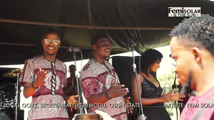 FEMI SOLAR AT IPETUMODU FOR ALHAJA RALIAT ADUKE OMOBONIKE LAWAL FINAL BURIAL PARTY. PART 1