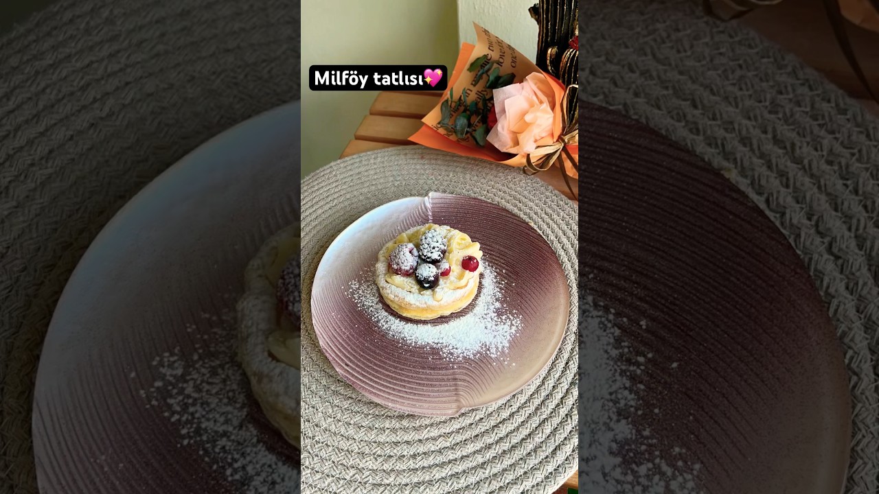 Pratik milföy tatlısı, tarif için yoruma bakın💖 #pratiktarifler #keşfet #keşfetbeniöneçıkar