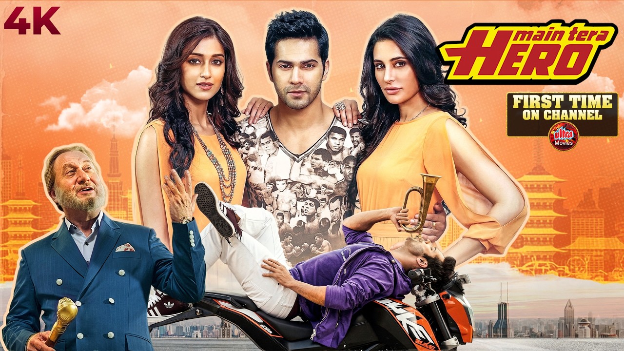 Main Tera Hero (2014) Full Hindi Movie (4K) Varun Dhawan, Ileana D'Cruz & Nargis Fakhri | B
