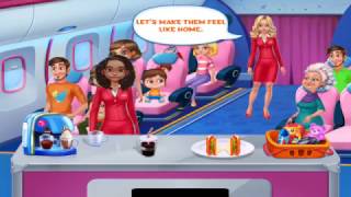 Sky Girls Flight Attendants   Android gameplay TabTale Movie apps free kids best screenshot 2