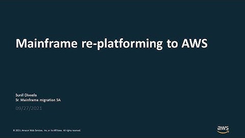 Mainframe Replatforming to AWS - AWS Virtual Workshop