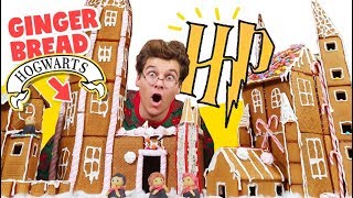 GIANT Gingerbread House - Harry Potter Theme!! We're building Hogwarts | HelloRasmus screenshot 5