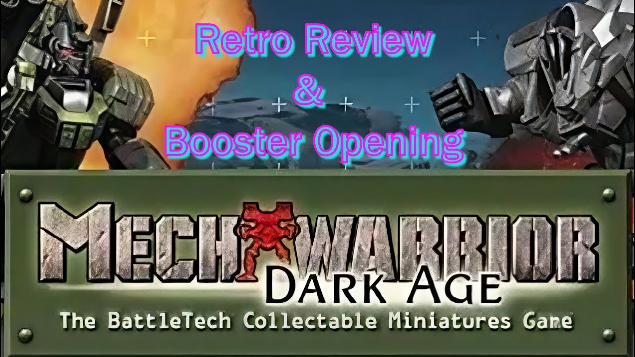 MechWarrior The Dark Age - Retro Review & Booster Opening - YouTube