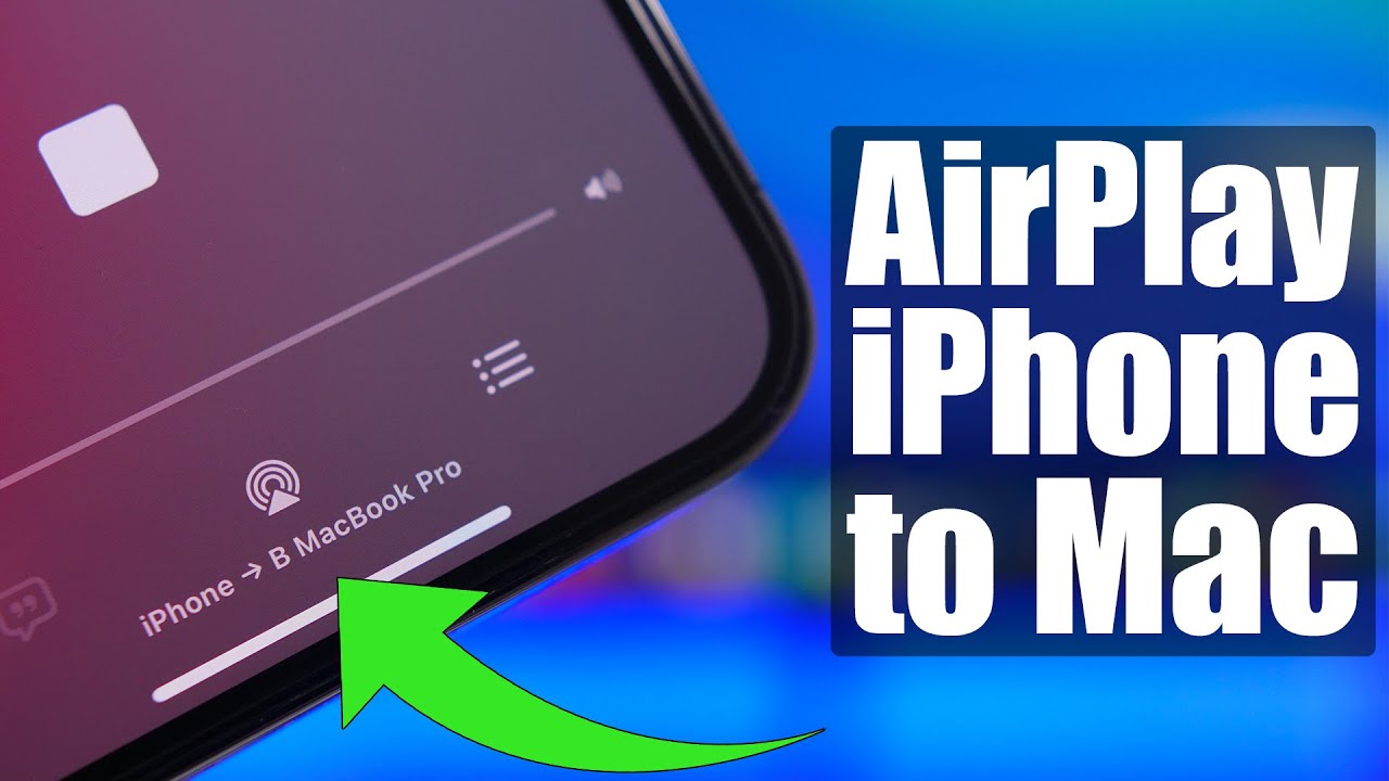 AirPlay iPhone to Mac (NEW Feature) 