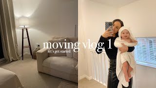 moving vlog 1  getting the keys, why we really moved! b&m haul & lets get started  Zel and Ben