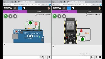 How to connect two Arduino or two ESP32 or Arduino with ESP32 in Wokwi Simulation?