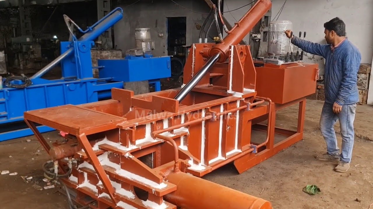 High Density Scrap baling press machine #machine