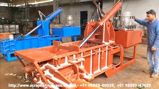 High Density Scrap baling press machine #machine