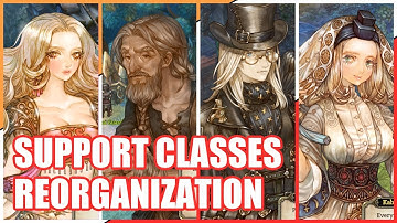 Support Cleric Classes Reorganization / Tree of Savior