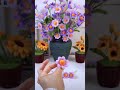 How to make purple daisy flower  diy pipe cleaner daisy tutorial  chenille stem daisy flower diy