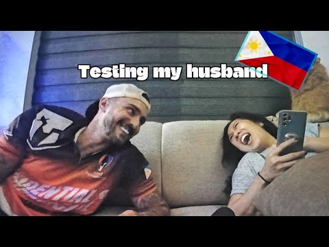 Part 2 testing my husband on filipino words 🧐😅 #ph#pvofamily#funny