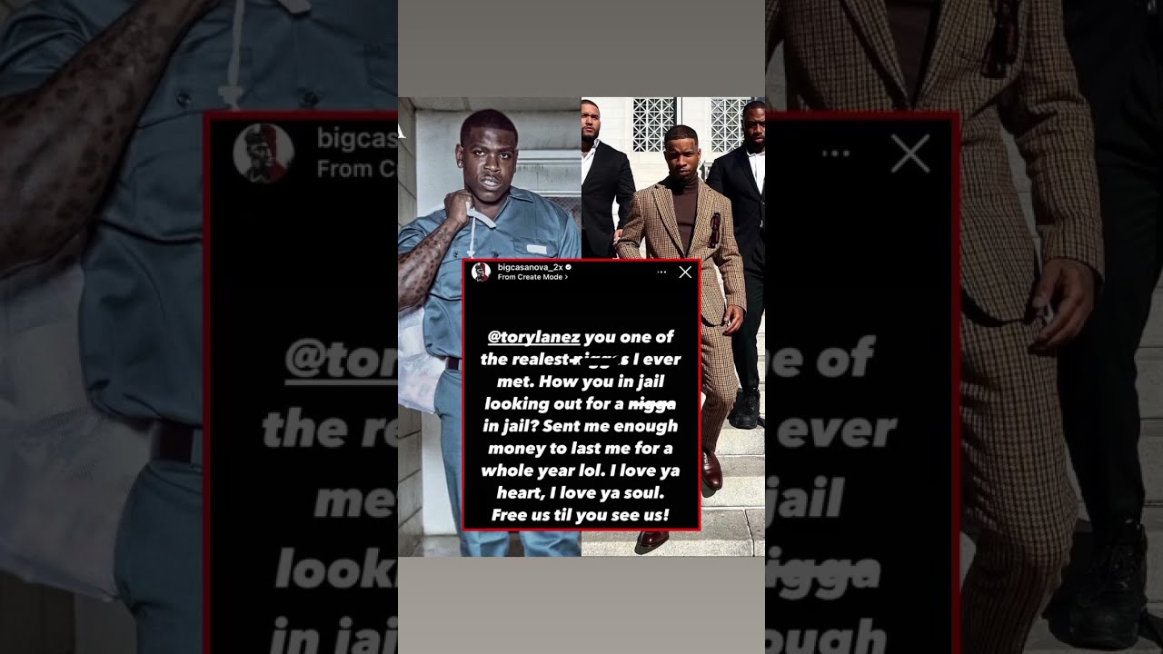 Casanova reveals Tory Lanez sent him money to support him. "Free us til you see us!"♥️