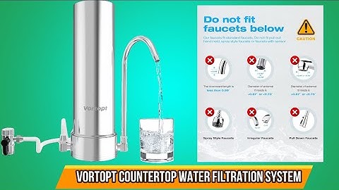 Vortopt Countertop Water Filtration System