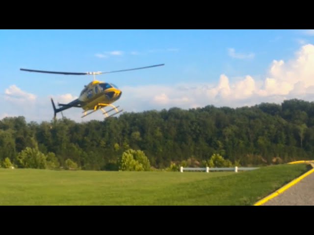 Helicopter ride over Pigeon Forge Tennessee and the Smoky Mountains!