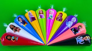 Looking For Disney Princesses Slime With Rainbow Bags - Satisfying Slime ASRM Video!