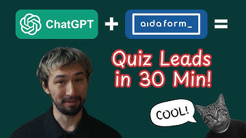Build a Lead Generation Quiz in 30 Minutes with ChatGPT + AidaForm