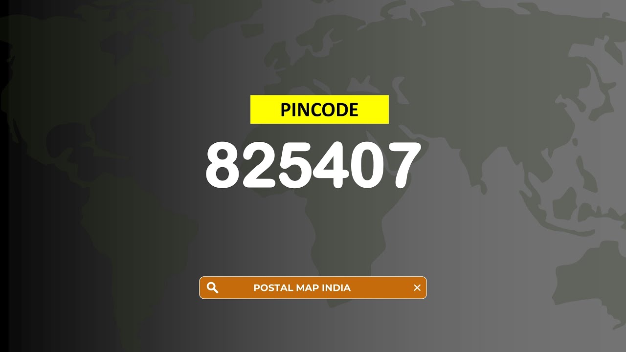 Pincode 825407 - Dhab, Dhorakola, Sapahi, Domchanch & More - YouTube
