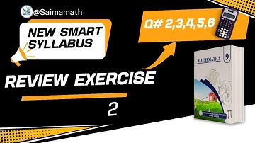 Class 9th Math New Book Review Exercise 2 | 9th Math Review Exercise 2 | Math Nine Review Ex 2