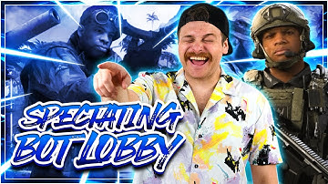 COD Warzone: Spectating BOTS In A BOT LOBBY On A Low KD Account