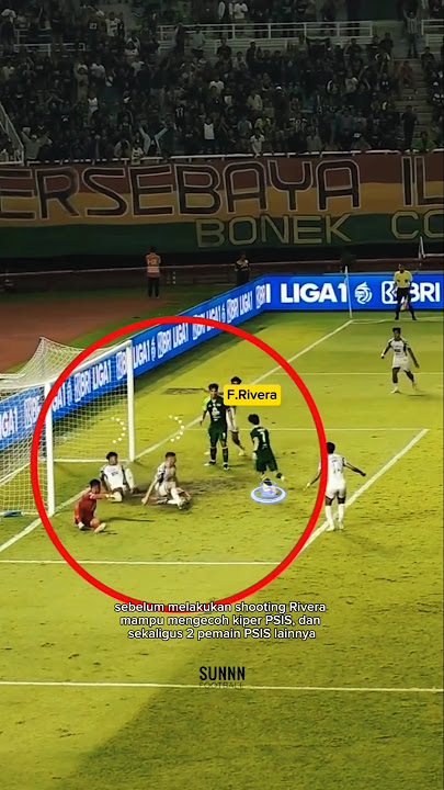 Gol Francisco Rivera saat lawan PSIS Semarang #shorts #persebaya