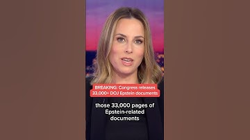 BREAKING: Congress releases 33,000+ DOJ Epstein documents