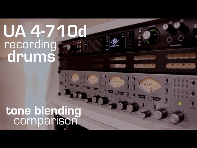 Exploring the Universal Audio 4-710d preamp: Recording drums (4