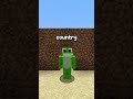Countries everybody has to visit at least once. #minecraft #minecraftshorts #minecraftserver