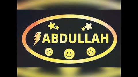 ABDULLAH NAME TikTok Whatsapp Status Video