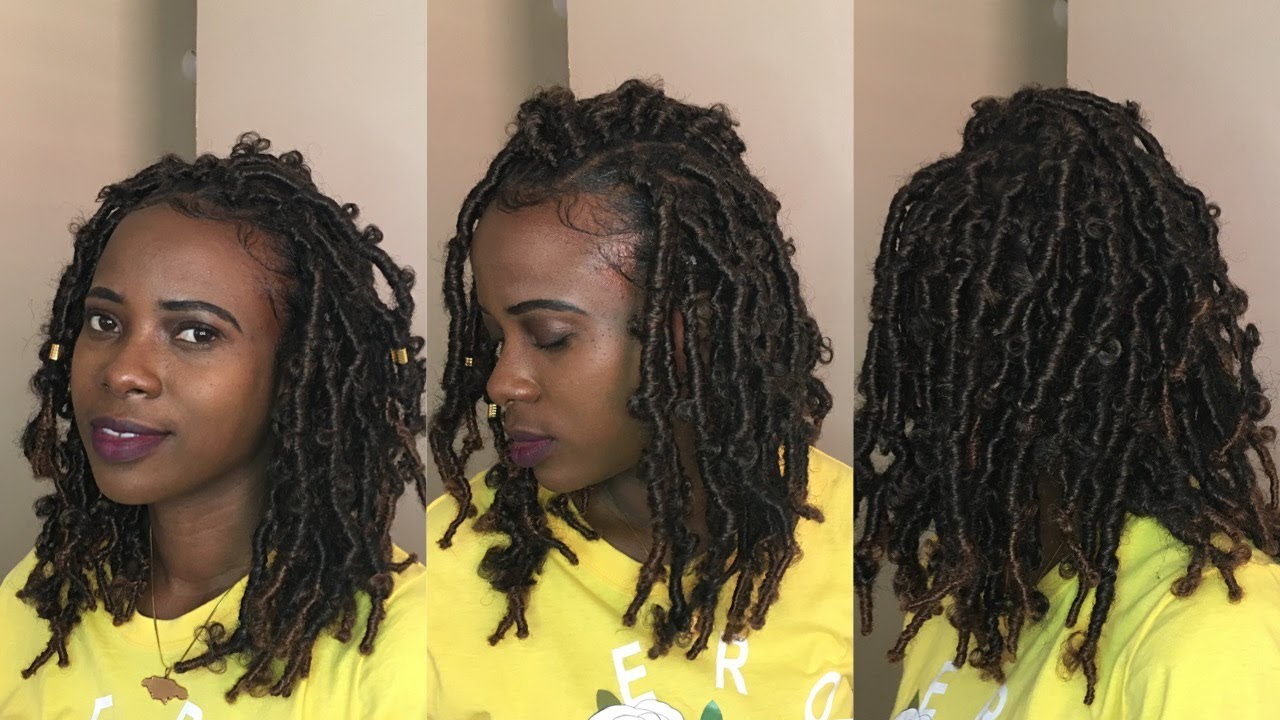 DIY Distressed Butterfly Locs Tutorial (NEW BRAID PATTERN) || Protective Hairstyle | 