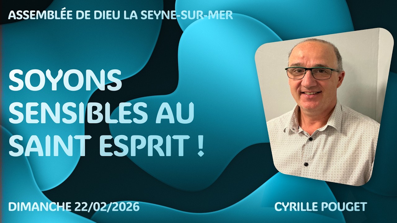Soyons sensibles au Saint Esprit !