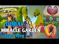 Dubai miracle garden tulu vlog  dubai world record garden   dubai travel guid tulu vlog  dubai