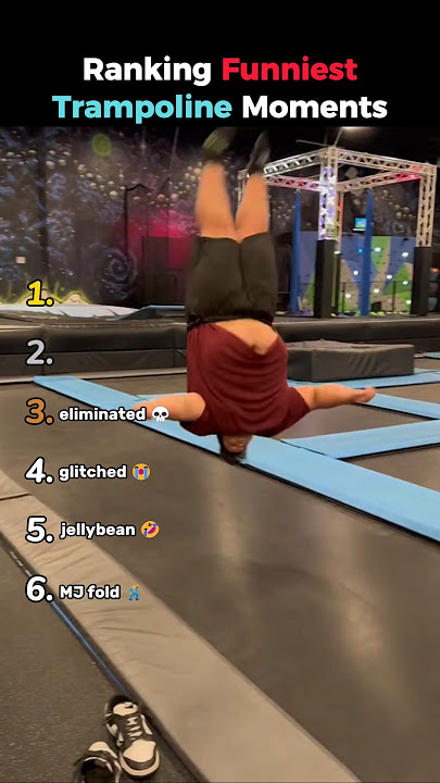 Ranking The Funniest Trampoline Moments 🤣 #shorts #funny #ranking