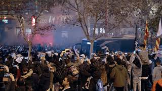 Recibimiento Real Zaragoza - Real Madrid (Copa del Rey 29-01-2020)